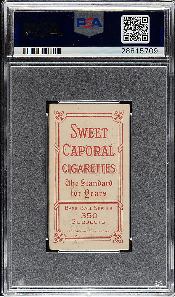 1909-1911 T206 White Border Roger Bresnahan Portrait PSA EX 5