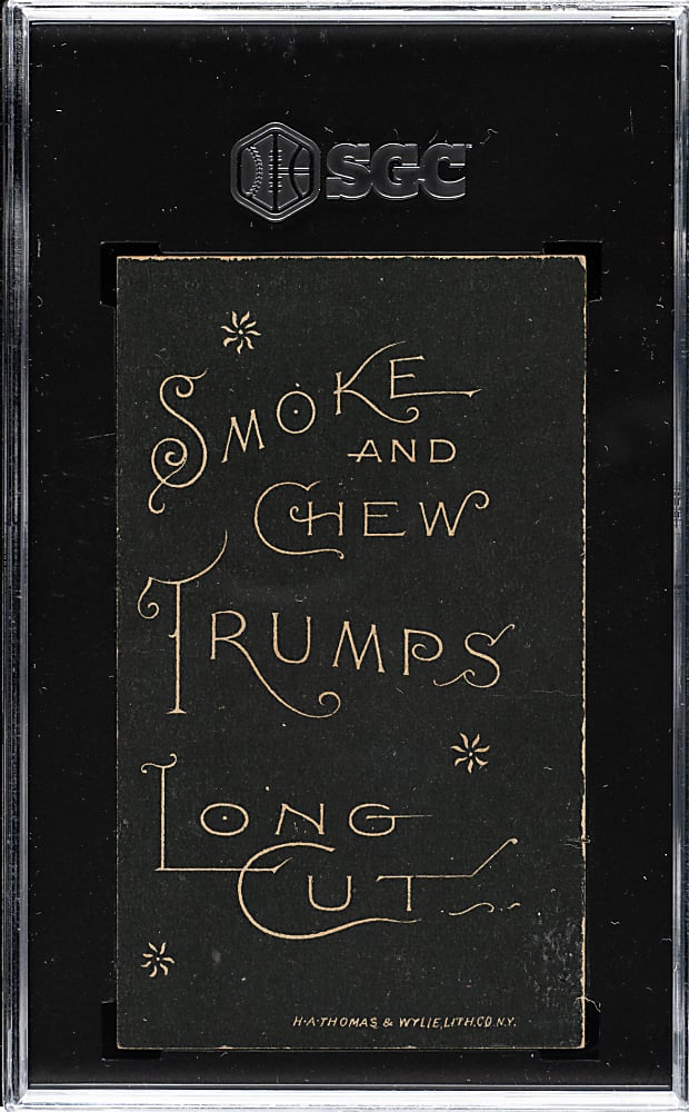 1880s N457 Moore & Calvi "Playing Cards" Ace of Spades SGC VG/EX 4 - The ONLY SGC-Graded Example!