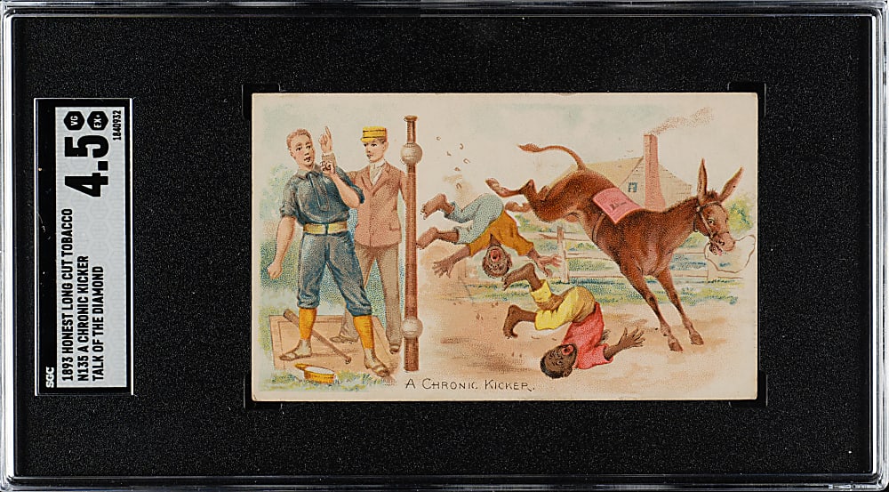 1893 N135 Duke Talk of the Diamond "A Chronic Kicker" SGC VG/EX+ 4.5 - 1 of 1 - Highest Graded!