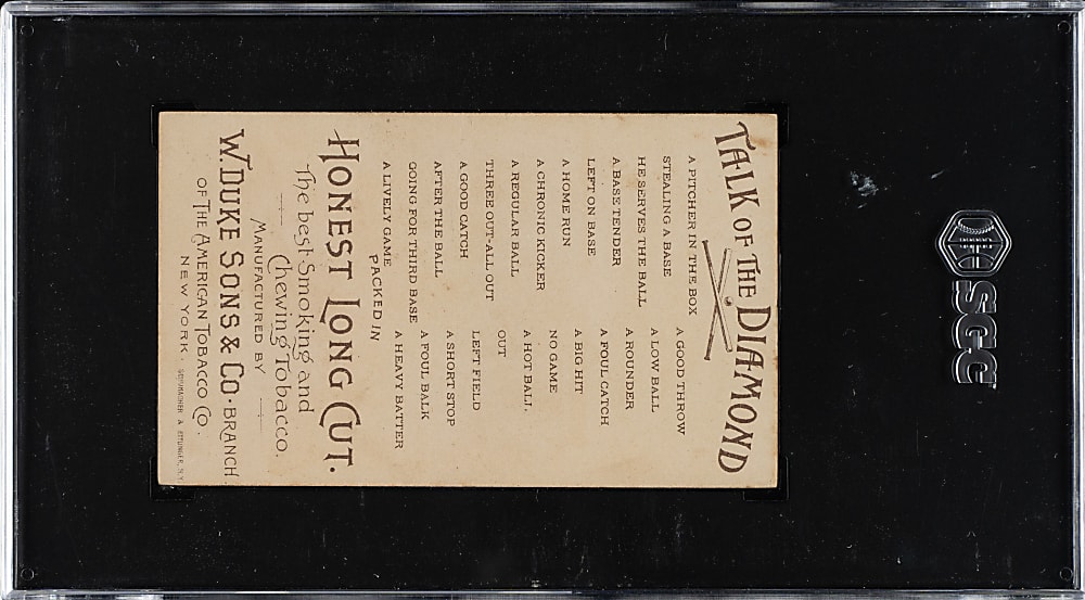 1893 N135 Duke Talk of the Diamond "He Serves The Ball" SGC GOOD 2