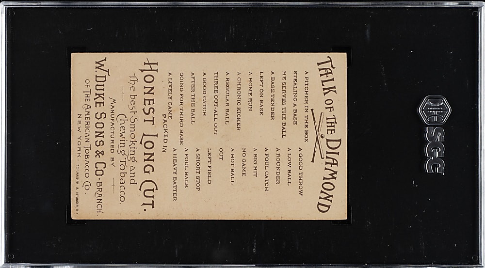 1893 N135 Duke Talk of the Diamond "A Low Ball" SGC VG 3