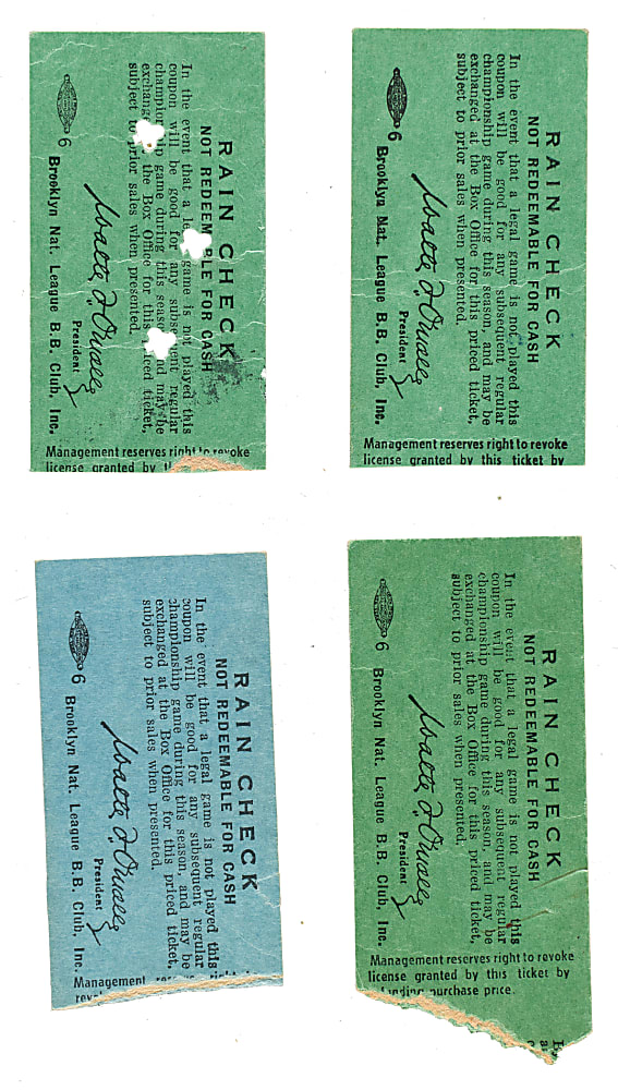 1953 Brooklyn Dodgers Ebbets Field Ticket Stub Collection (15) - All Games Featuring Jackie Robinson!