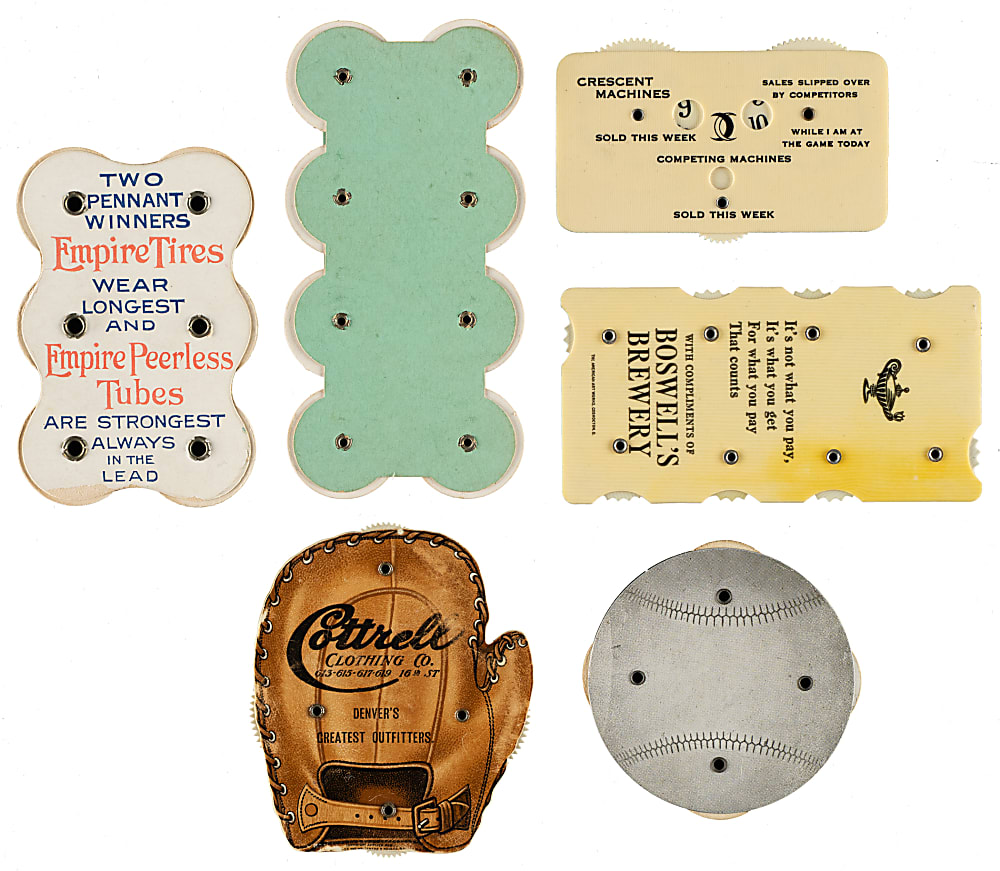 Vintage Baseball Scorer Collection (6)