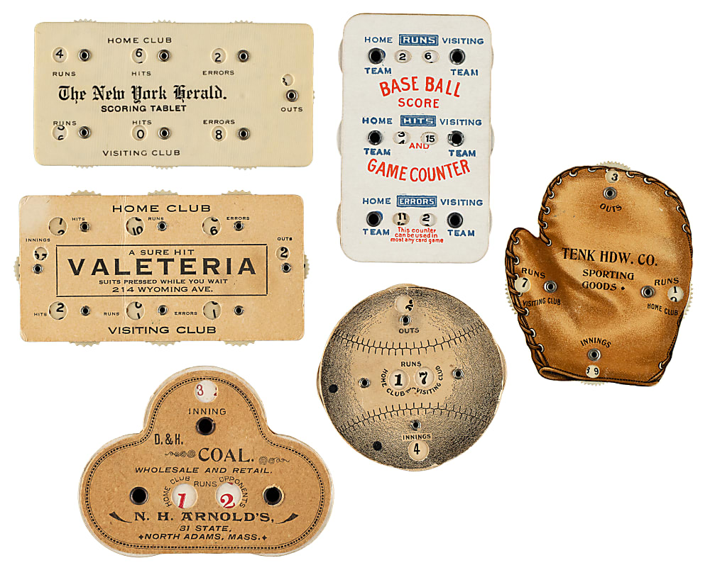 Vintage Baseball Scorer Collection (6)