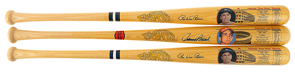 Hall of Fame Single-Signed Cooperstown Bat Collection (7) Including Yogi Berra, Duke Snider, and Carl Yastrzemski