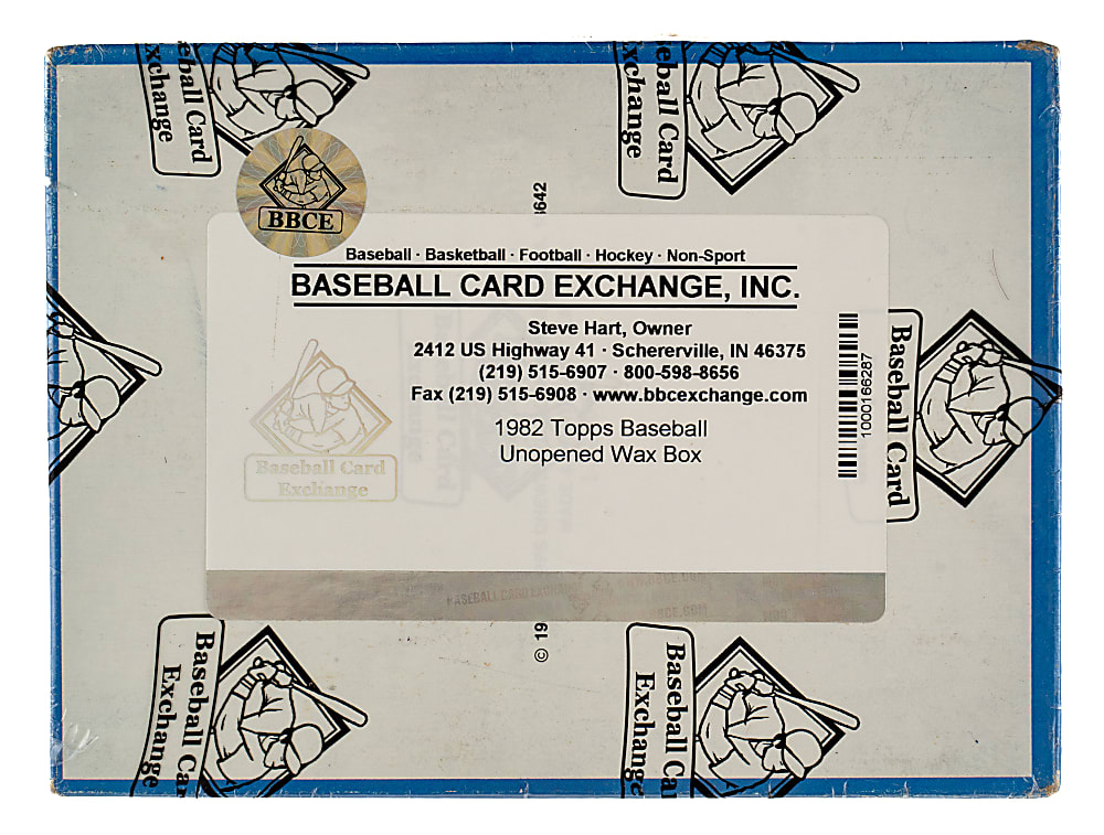 1982 Topps Unopened Wax Box (36 Packs) - BBCE