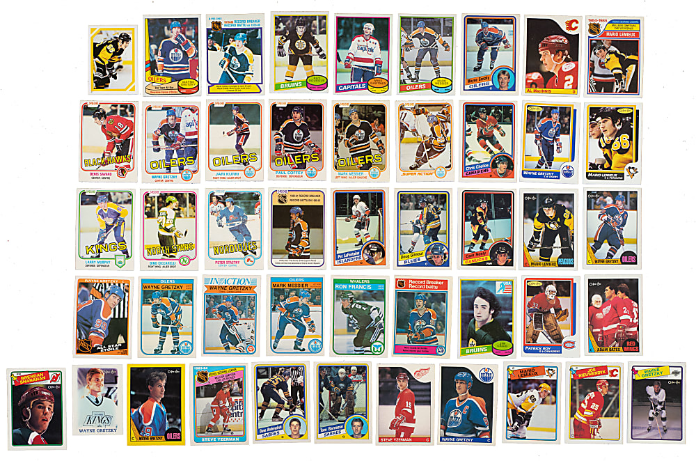 1980 to 1988 O-Pee-Chee Hockey Complete Set Run Plus Eight Sticker Sets and Four Insert Sets (4,998 Cards)