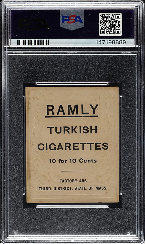 1909 T204 Ramly Tobacco Miller Huggins PSA VG+ 3.5