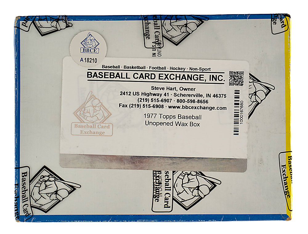 1977 Topps Unopened Wax Box (36 Packs) - BBCE