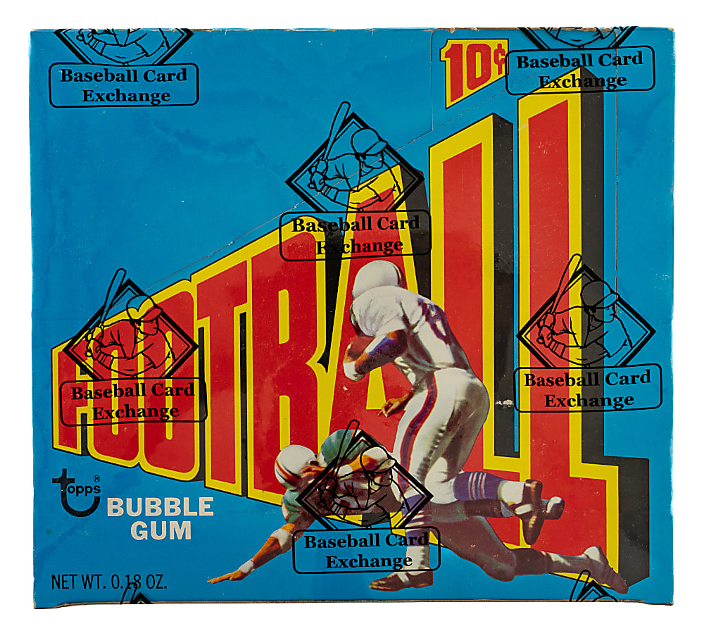 1972 Topps Football First Series Unopened Wax Box (24 Packs) - BBCE