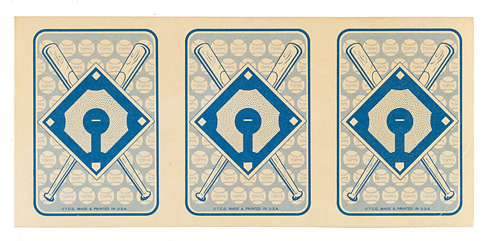 1968 Topps Game Uncut Panel with Mickey Mantle and Carl Yastrzemski
