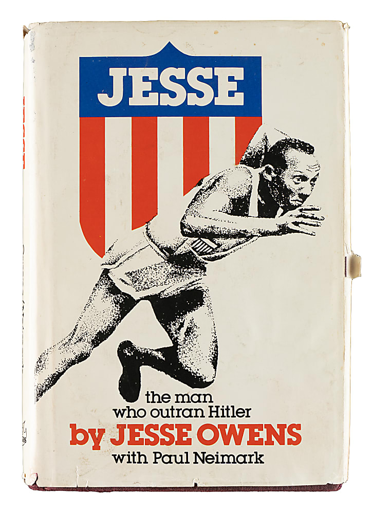 1978 Jesse Owens Signed "The Man Who Outran Hitler" Book Inscribed to His Wife - JSA