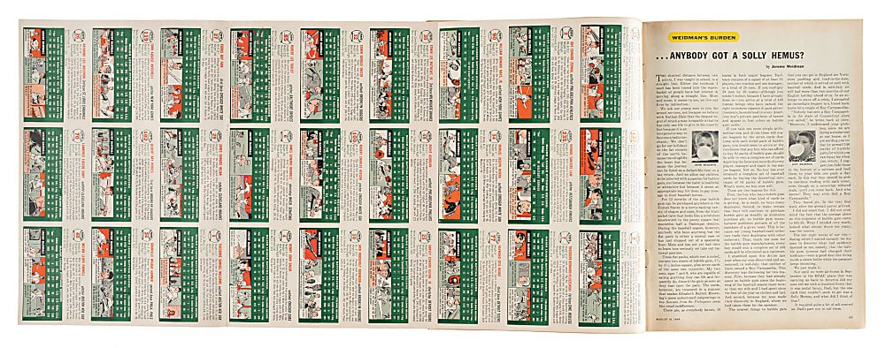 1954 Sports Illustrated Issue #1 with Original Binder
