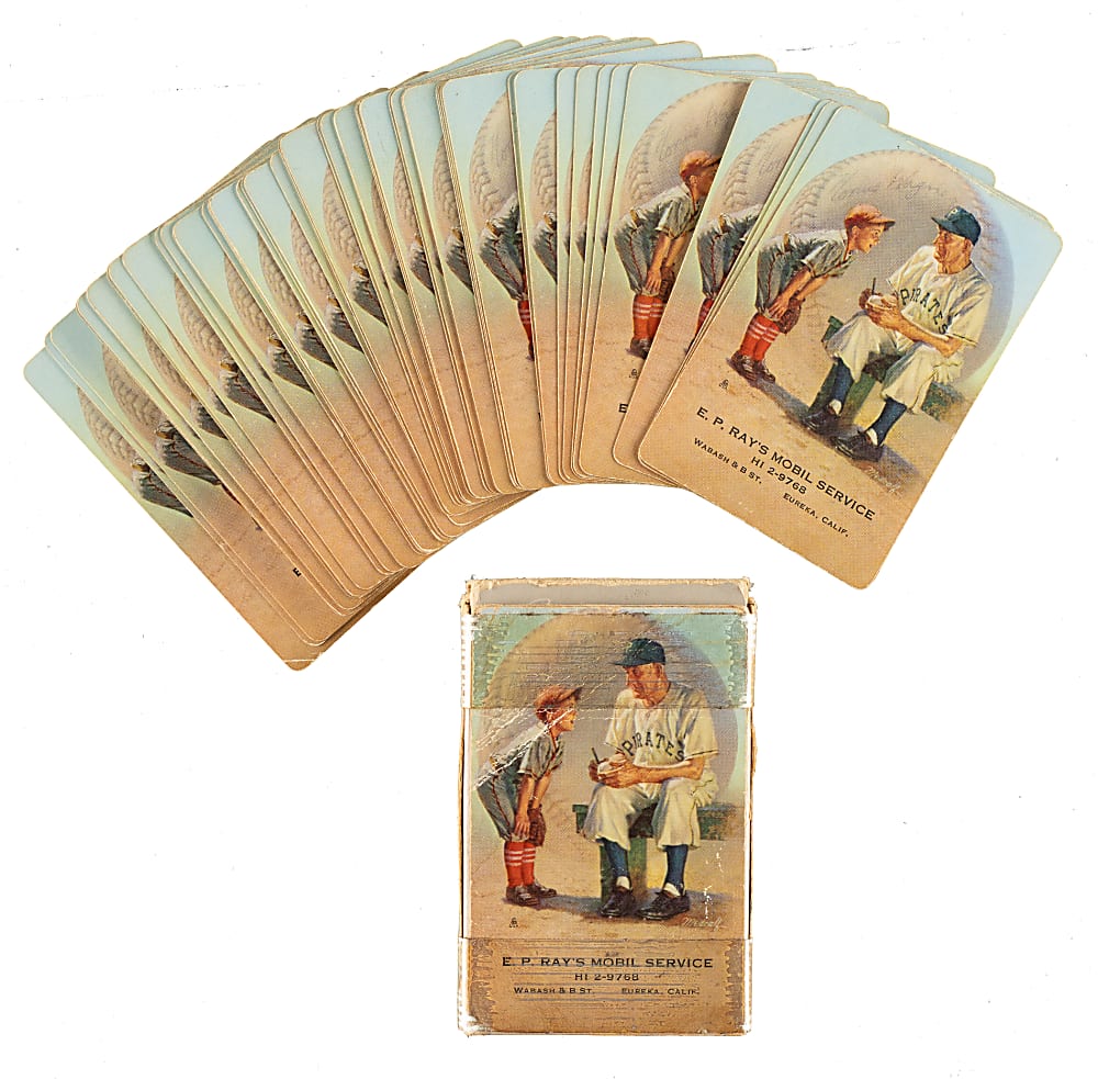 1953 Brown & Bigelow Honus Wagner Complete Set (54) Plus Original Box
