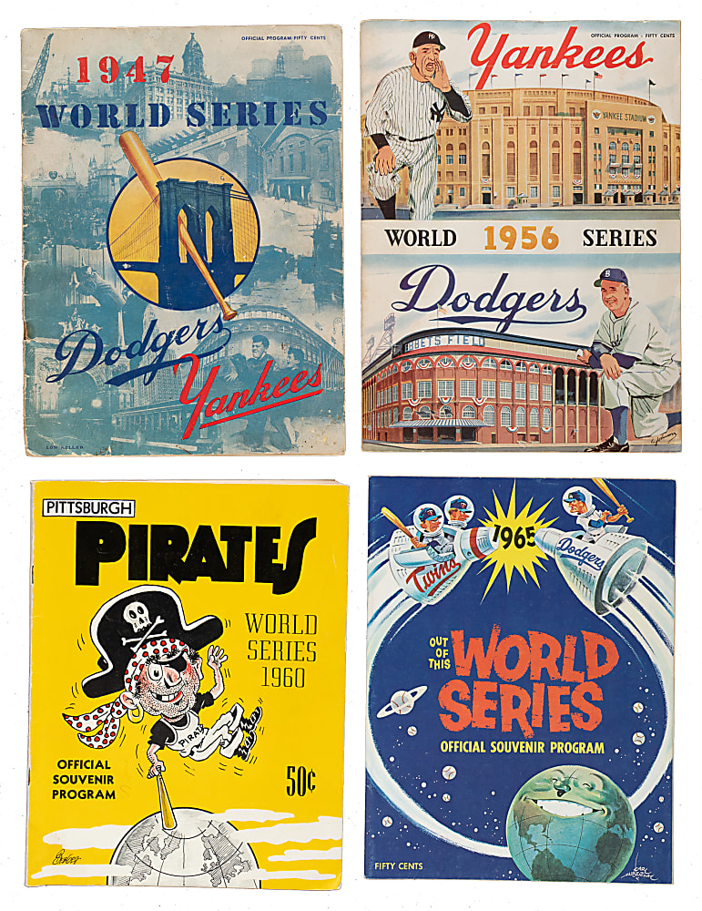 1947 to 1993 World Series Program Collection (19)