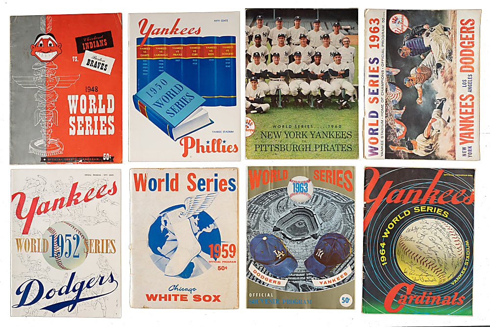 1947 to 1993 World Series Program Collection (19)