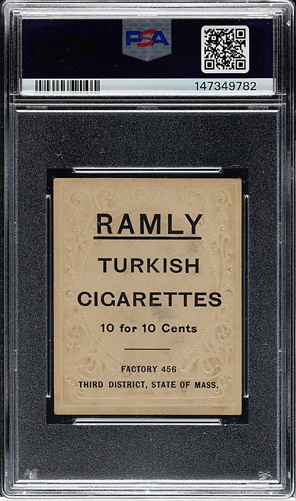 1909 T204 Ramly Tobacco Jesse Burkett PSA VG 3 - Newly Discovered!