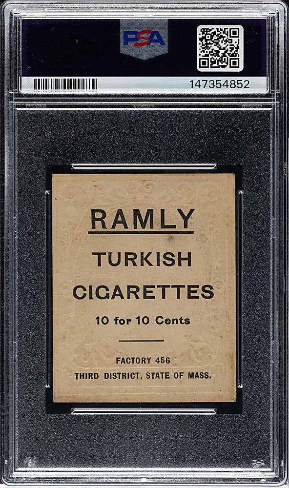 1909 T204 Ramly Tobacco Harry Lumley PSA VG+ 3.5