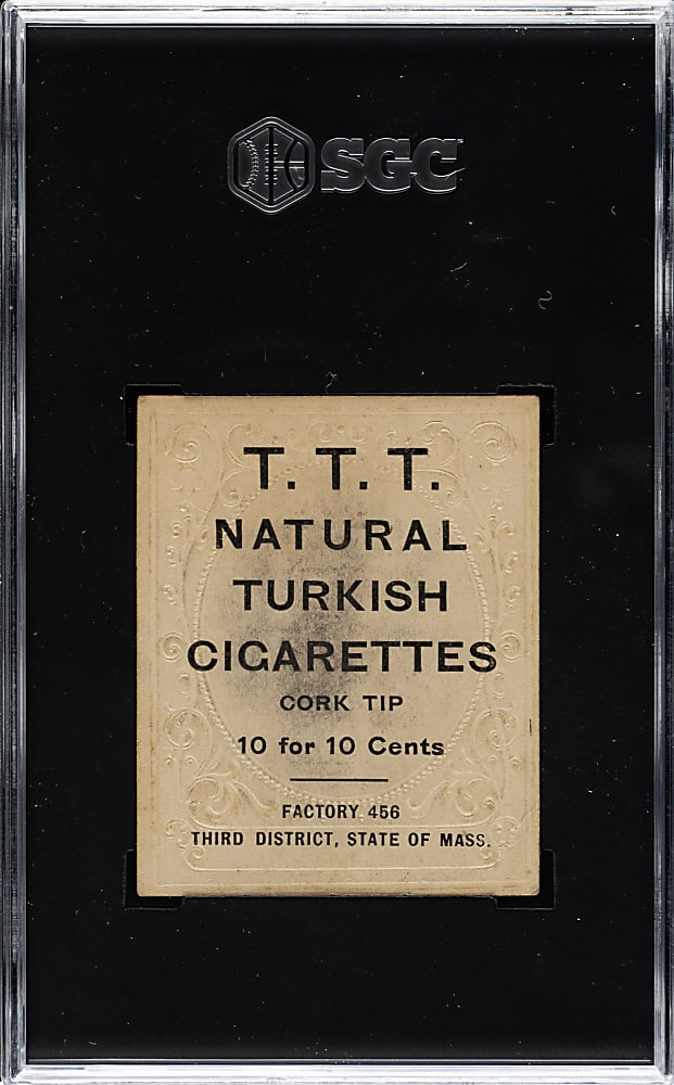 1909 T204 Ramly Tobacco Harry Howell SGC GOOD 2 - T.T.T. Advertisement