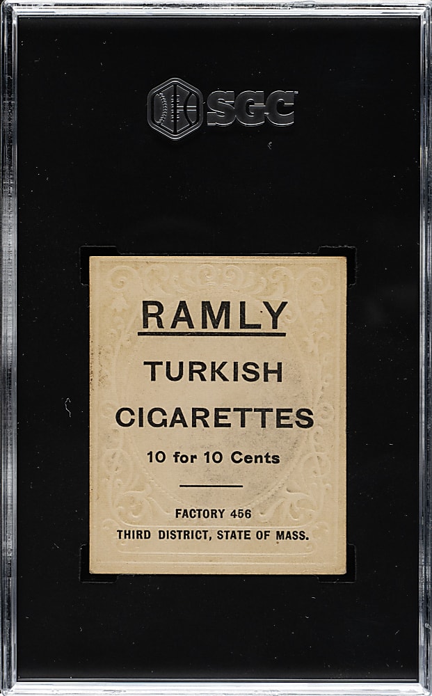 1909 T204 Ramly Tobacco Dode Paskert SGC VG/EX 4