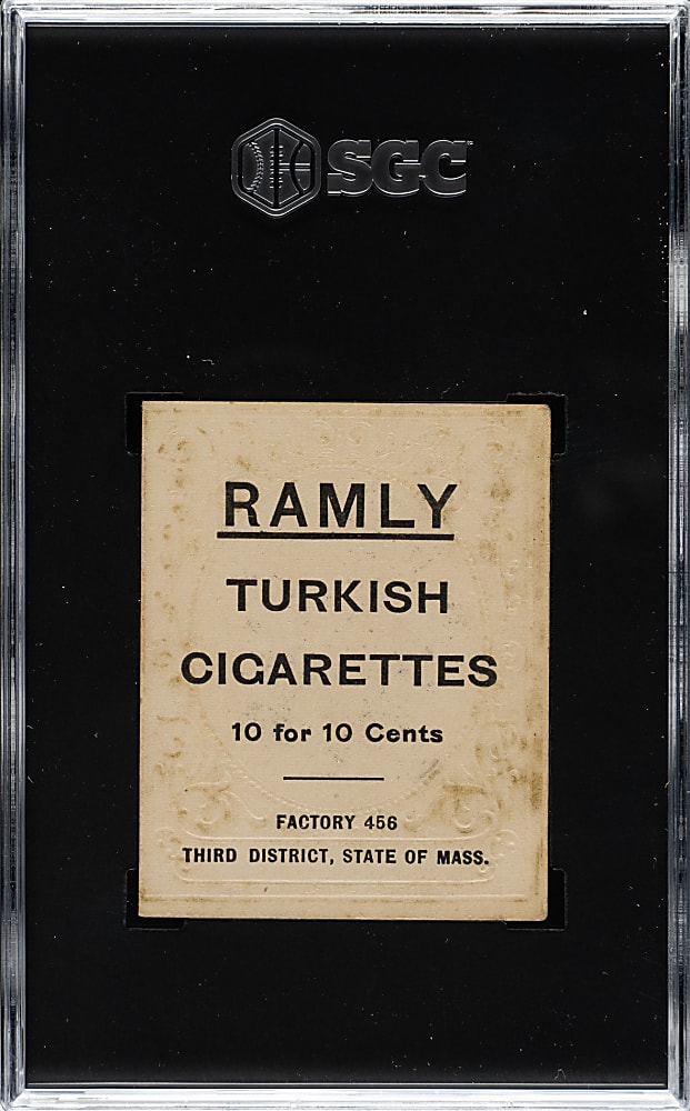 1909 T204 Ramly Tobacco Jake Pfeister SGC VG/EX 4