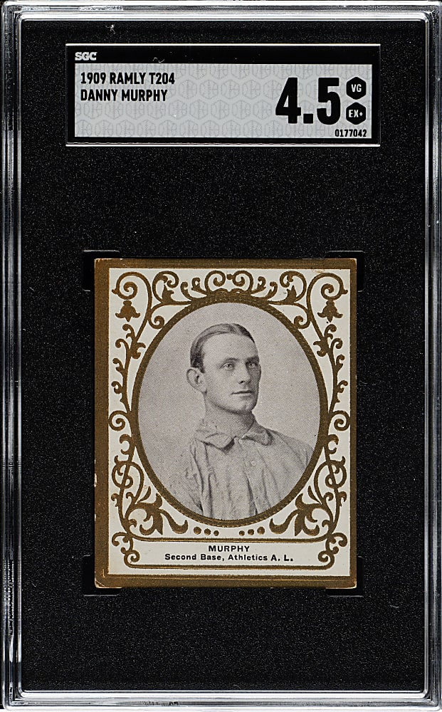 1909 T204 Ramly Tobacco Danny Murphy SGC VG/EX+ 4.5