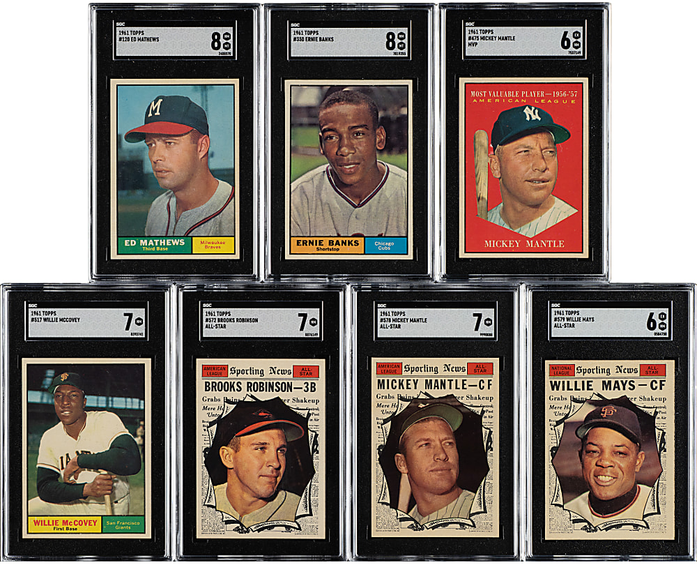1961 Topps Complete Set (587)