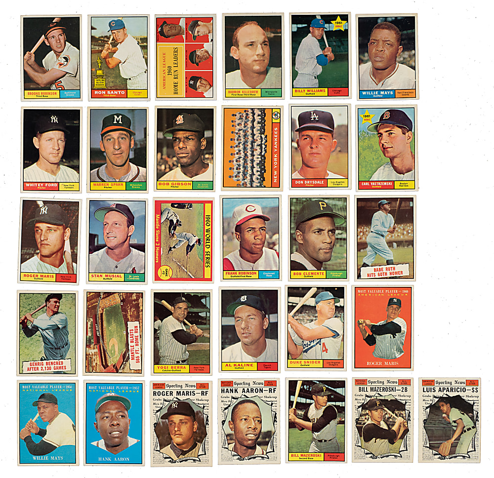 1961 Topps Complete Set (587)