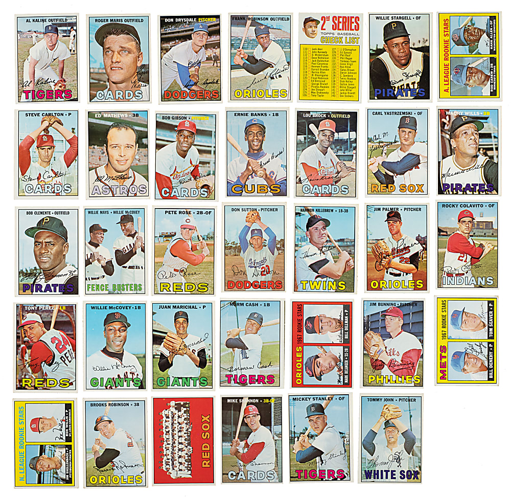 1967 Topps Complete Set (609)