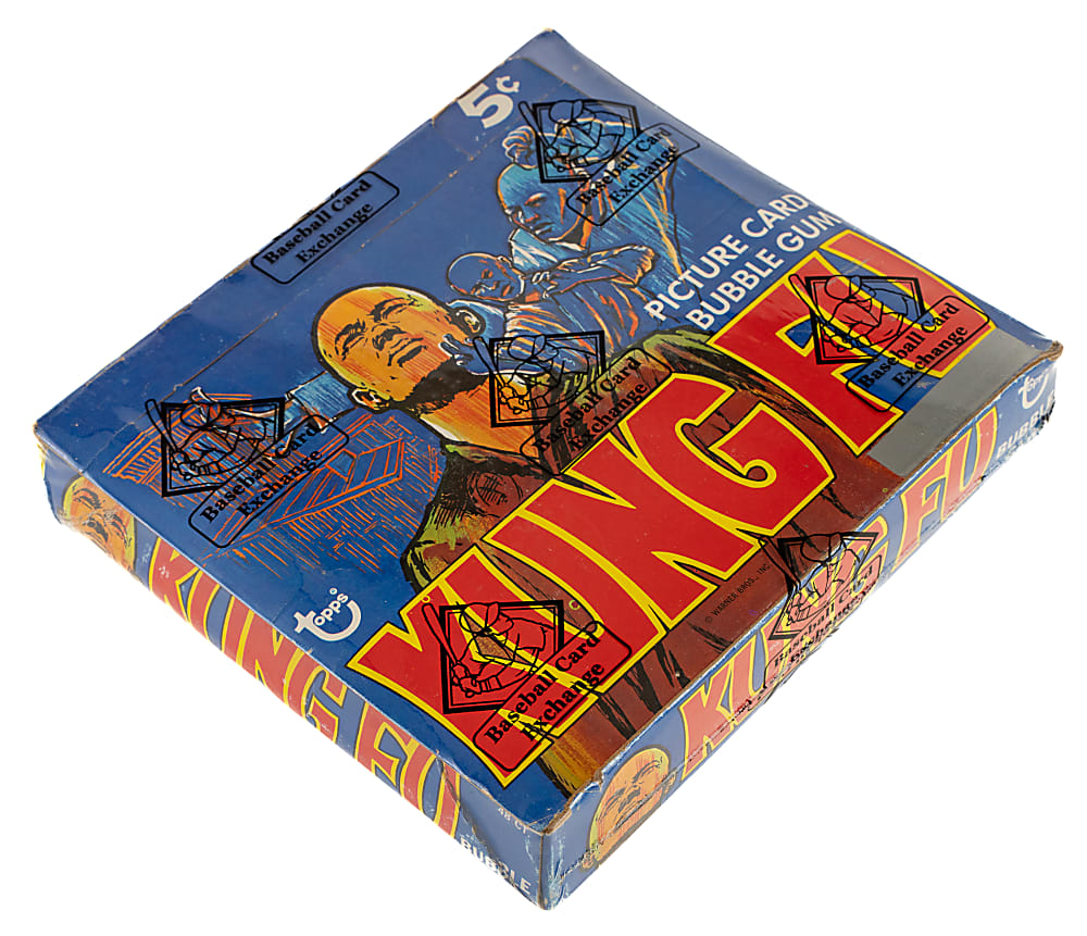 Rare 1973 Topps "Kung Fu" Original Unopened Wax Box (48 Packs) - BBCE