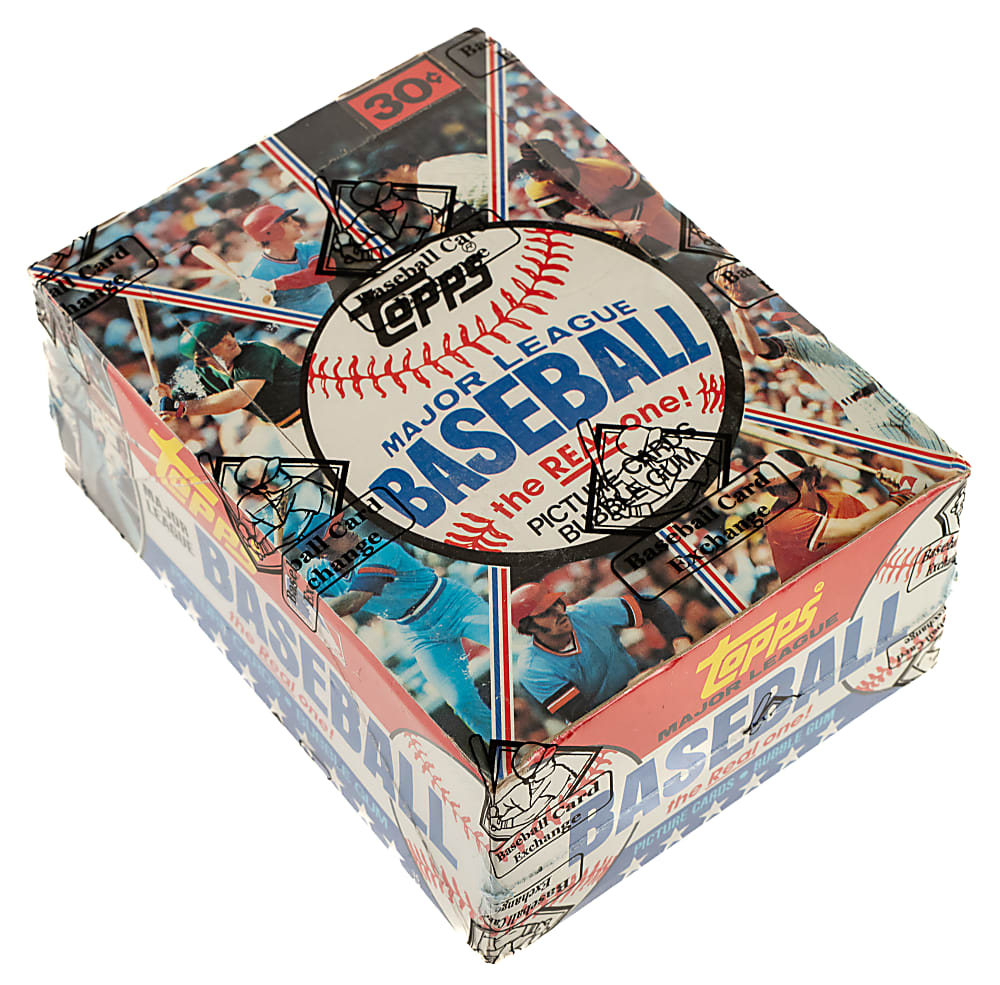 1981 Topps Unopened Wax Box (36 Packs) - BBCE