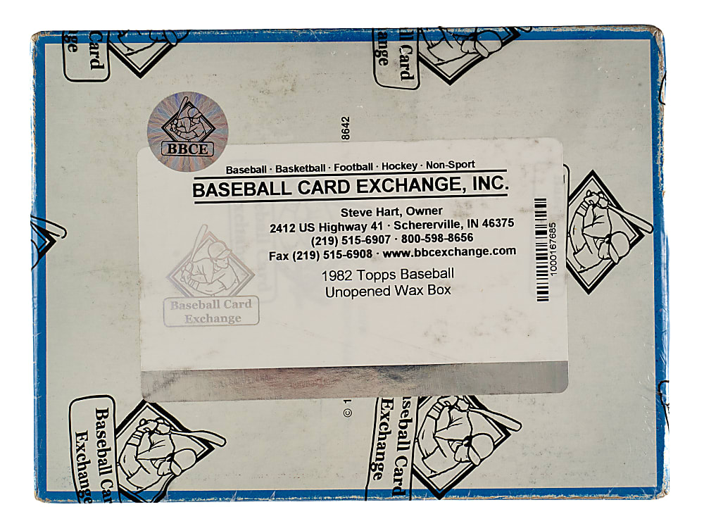 1982 Topps Unopened Wax Box (36 Packs) - BBCE