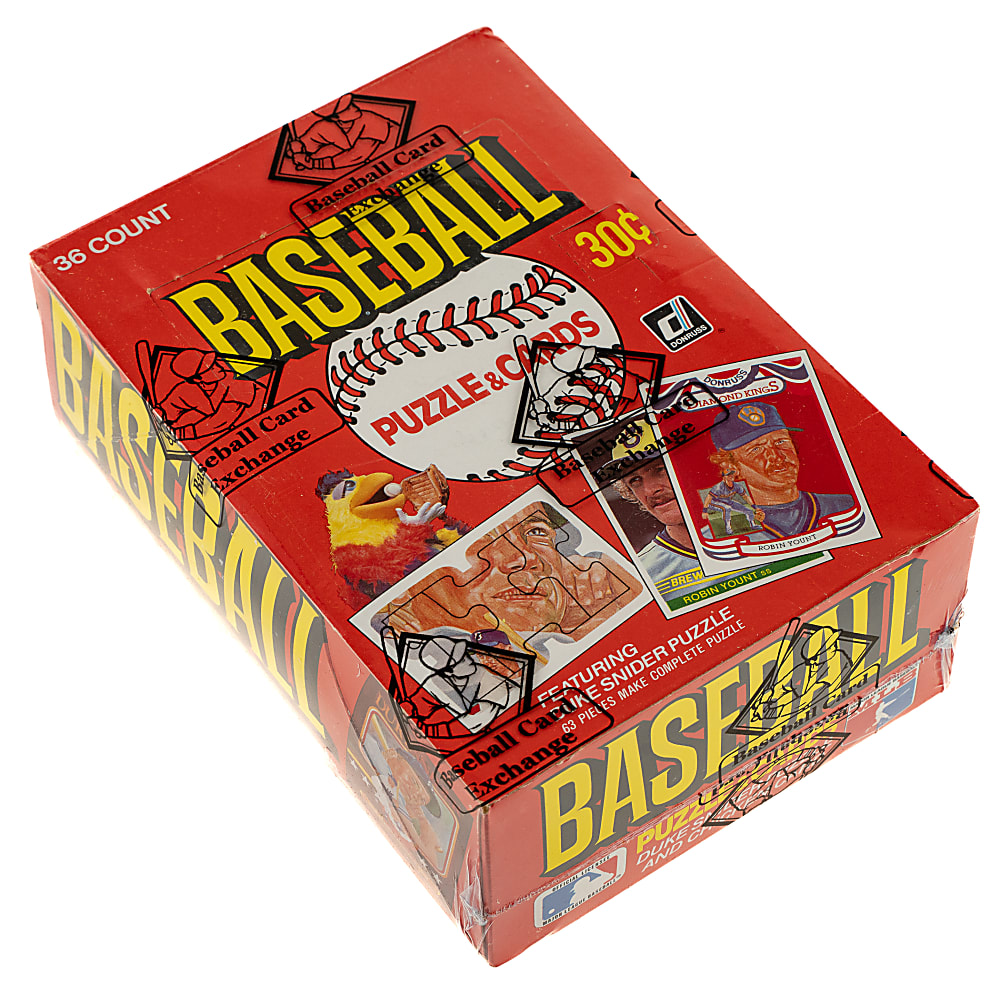 1984 Donruss Unopened Wax Box (36 Packs) - BBCE