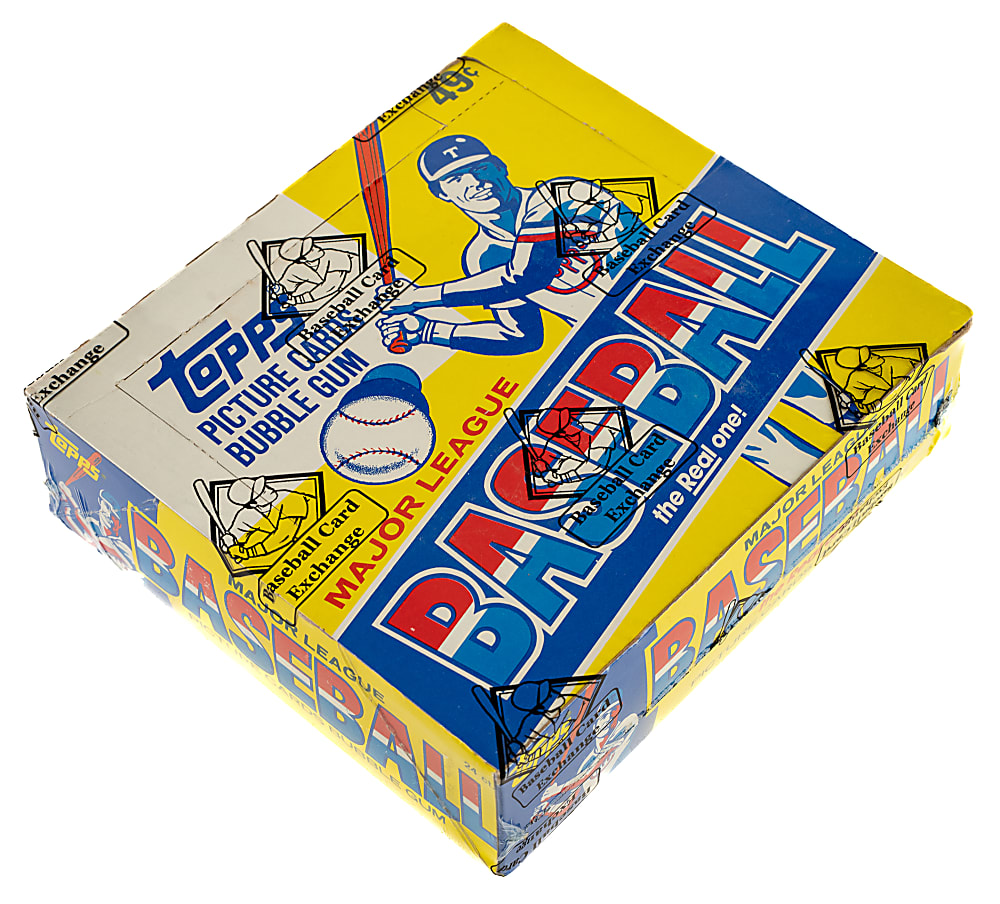 1983 Topps Unopened Cello Box (24 Packs) - BBCE