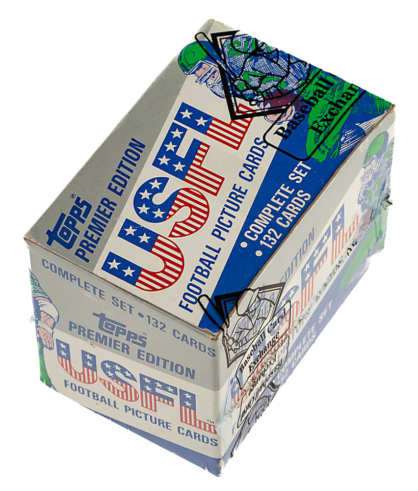 1984 Topps USFL Football Factory Box Set (132 Cards) - BBCE
