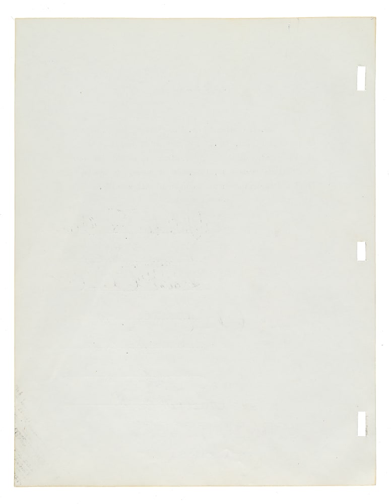 1959 Walt Disney Multi-Signed Wavier Notice - JSA