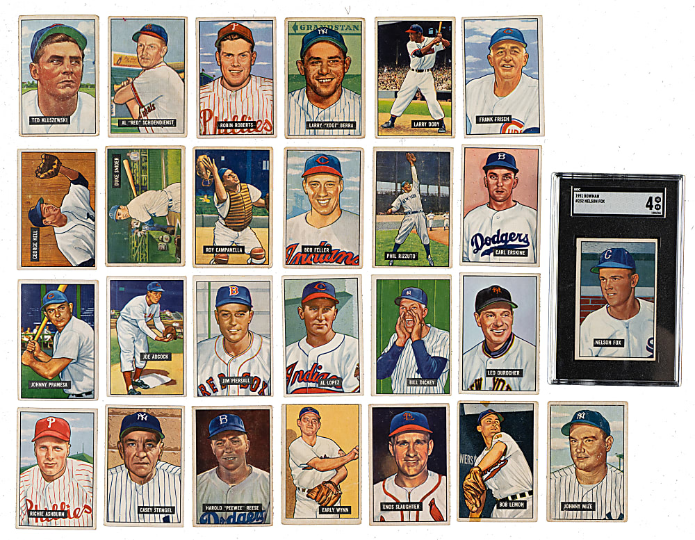 1951 Bowman Near-Complete Set (321/324)