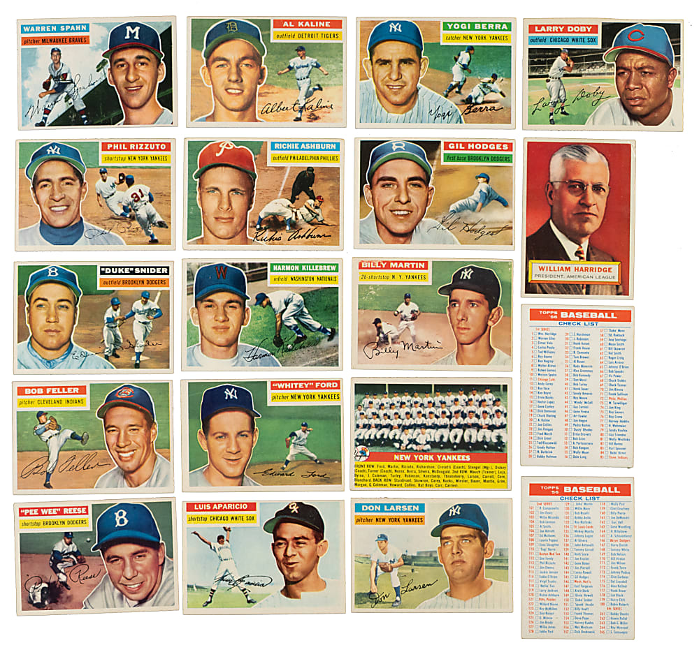 1956 Topps Near-Complete Set (339/340)