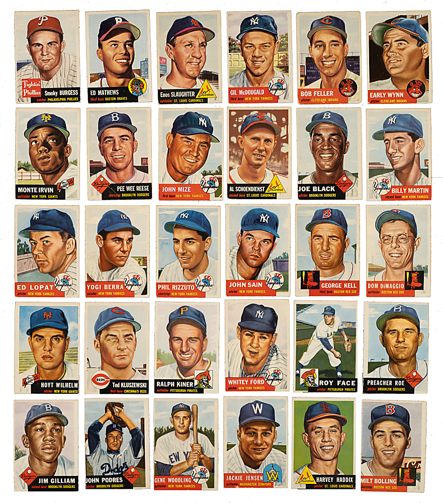 1953 Topps Near-Complete Set (270/274)