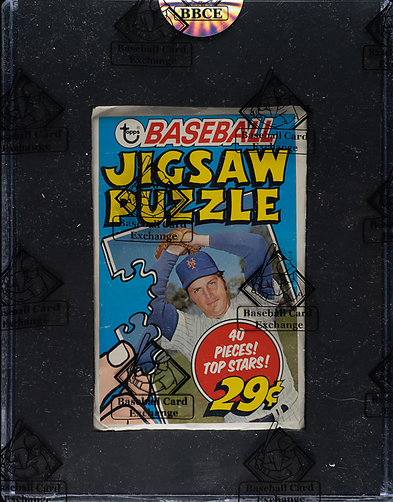 1974 Topps Puzzle Unopened Wax Pack - BBCE