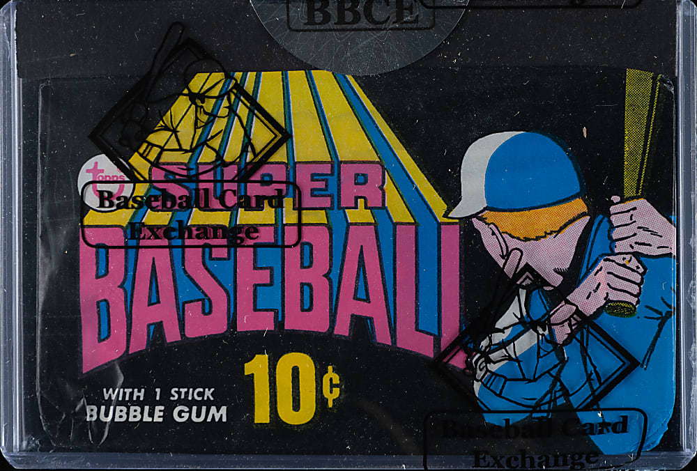 1971 Topps Super Unopened Wax Pack - BBCE