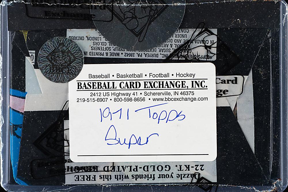 1971 Topps Super Unopened Wax Pack - BBCE