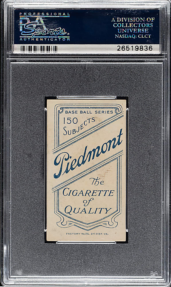 1909-1911 T206 White Border Christy Mathewson White Cap PSA EX 5