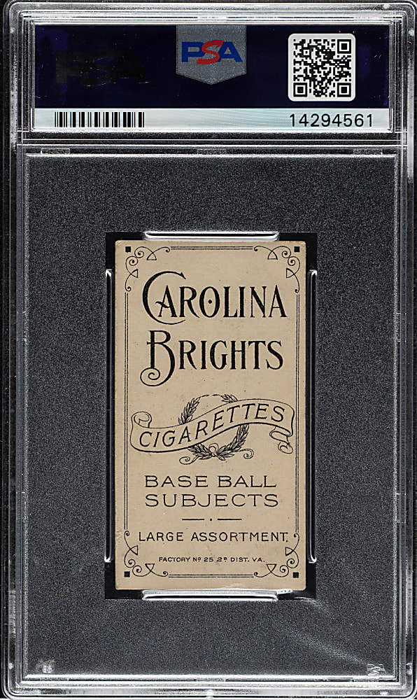1909-1911 T206 White Border John Anderson PSA EX 5 - Carolina Brights Back - 1 of 1 - Highest Graded!