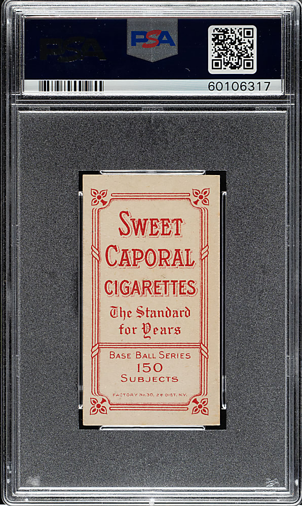 1909-1911 T206 White Border George Brown Chicago PSA EX-MT 6