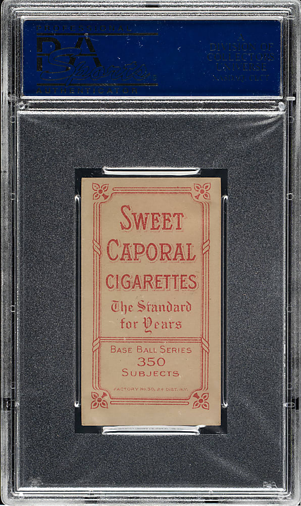 1909-1911 T206 White Border Monte Cross PSA EX-MT 6