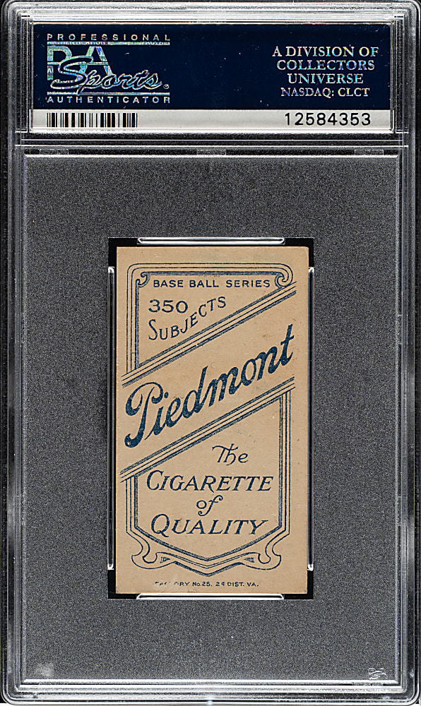 1909-1911 T206 White Border Jimmy Burke PSA EX-MT+ 6.5