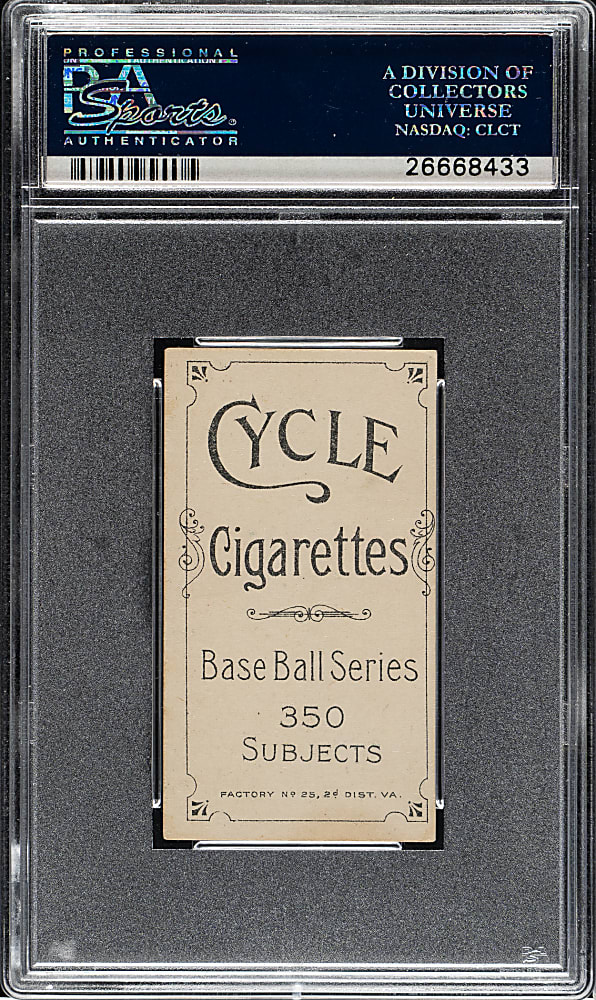 1909-1911 T206 White Border Herman Armbruster PSA EX+ 5.5 - Cycle 350 Back - 1 of 1 - Highest Graded!