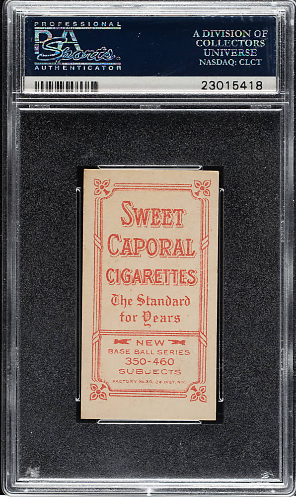 1909-1911 T206 White Border George Bell Follow Through PSA EX-MT 6