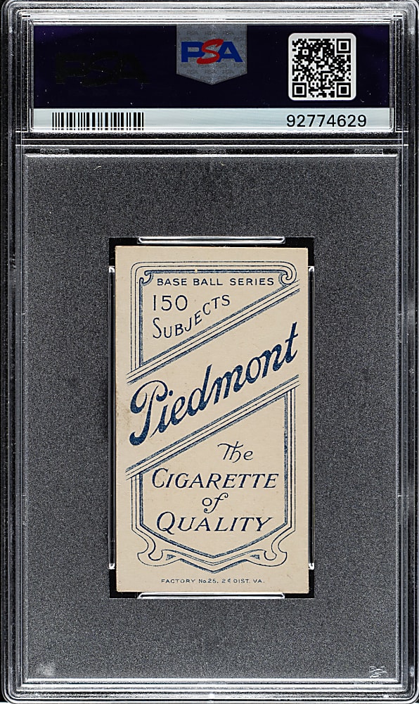 1909-1911 T206 White Border Fred Clarke Holding Bat PSA EX 5
